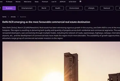 Delhi-NCR emerging as the most favourable commercial real estate destination