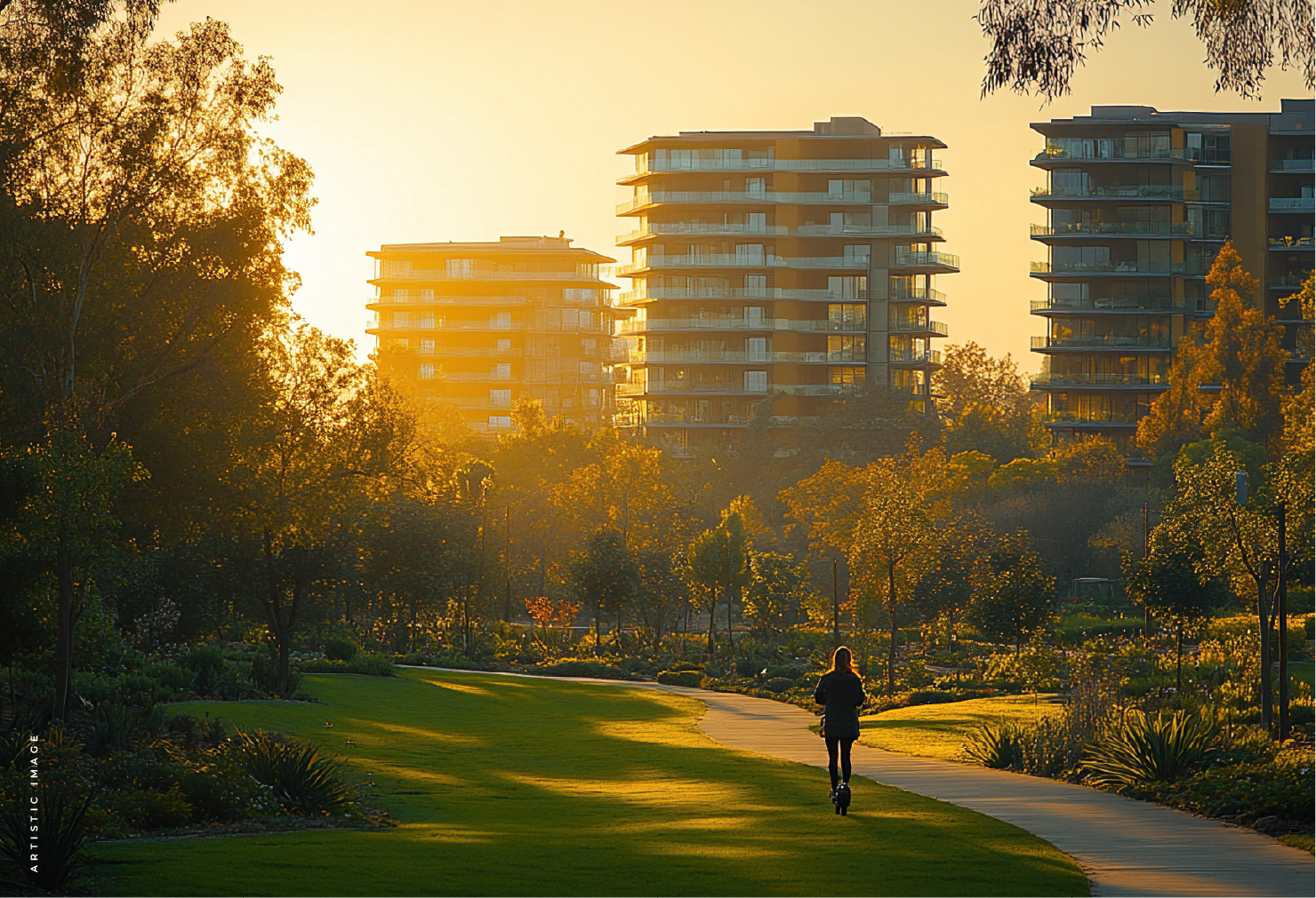 Jogging & Cycling Track - Saya Desire Residency